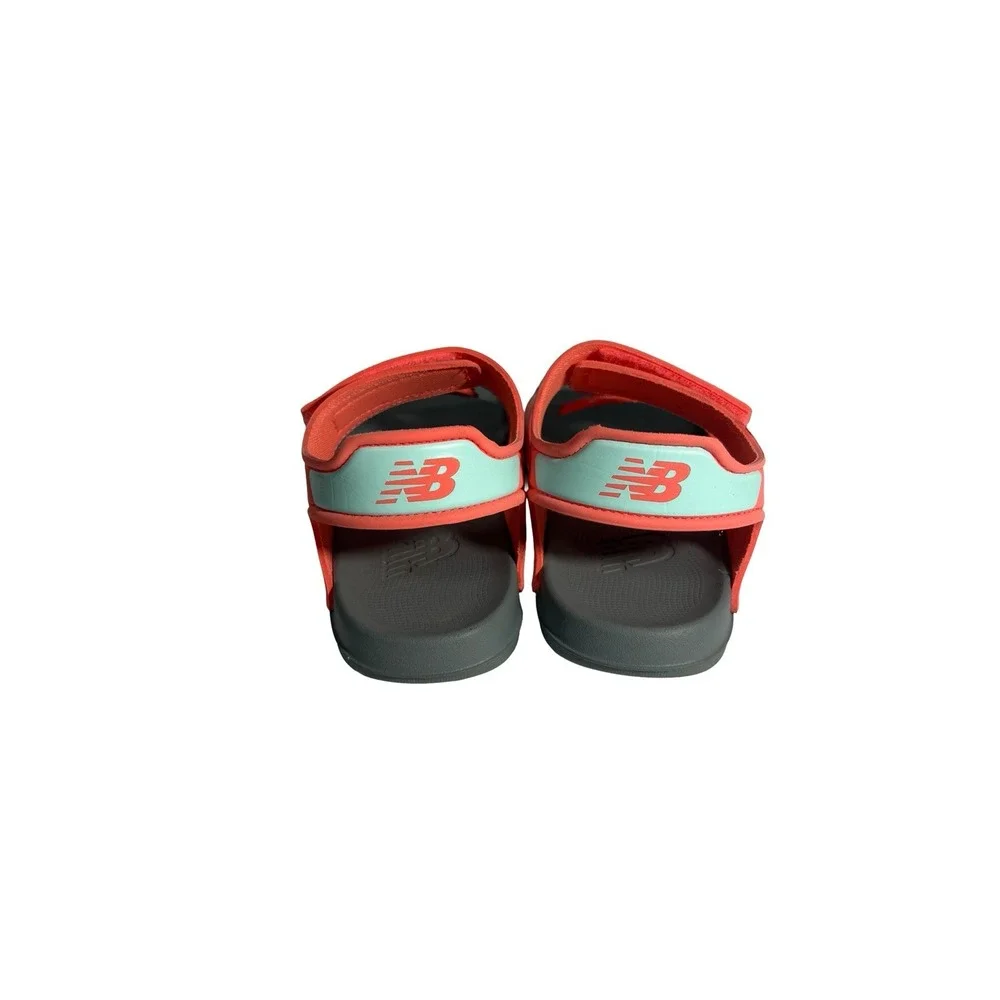 New Balance Kids' Adjustable Star Pattern Coral Sandals‎ Sz 2